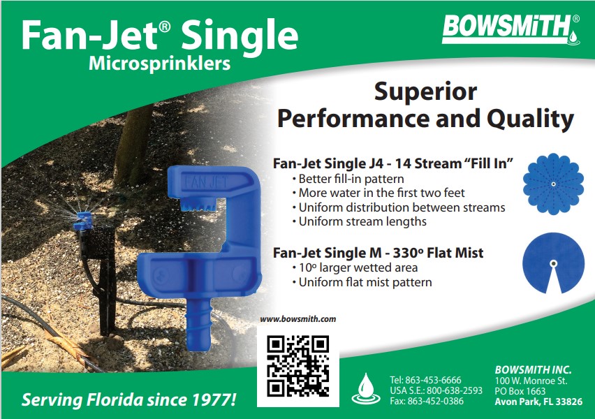 Bowsmith Fan-Jet Microsprinklers