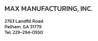 Max Manufacturing Contact